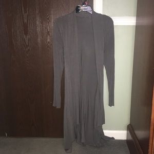 Gray Italian Cardigan